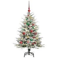 Albero di Natale artificiale preilluminato con set di palline 3395383