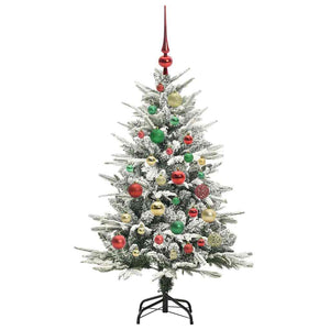 Albero di Natale artificiale preilluminato con set di palline 3395383