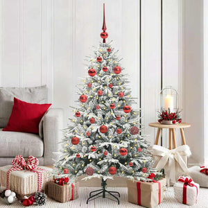 Albero di Natale artificiale preilluminato con set di palline 3395384