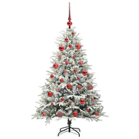 Albero di Natale artificiale preilluminato con set di palline 3395384