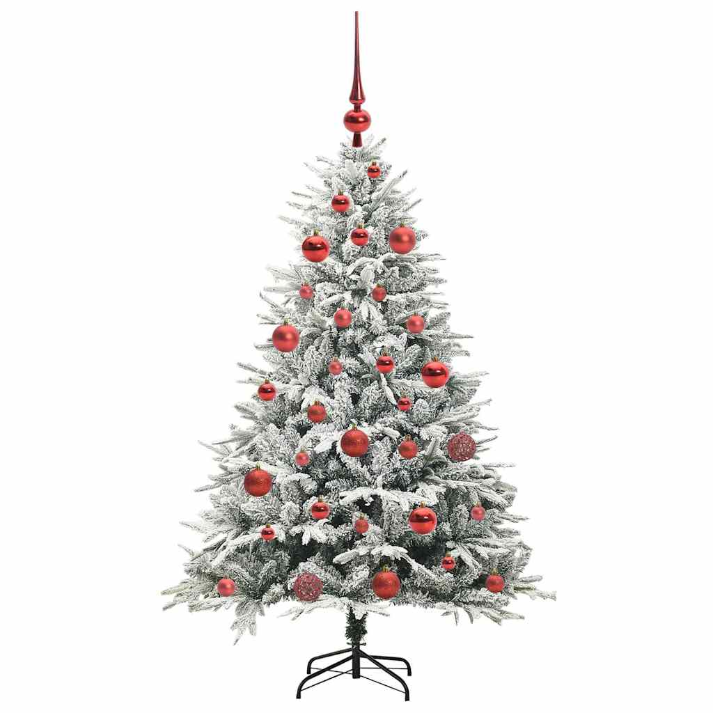 Albero di Natale artificiale preilluminato con set di palline 3395384