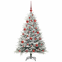 Albero di Natale artificiale preilluminato con set di palline 3395384