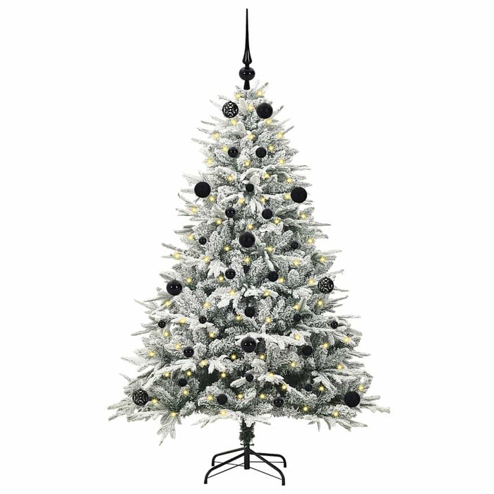 Albero di Natale artificiale preilluminato con set di palline 3395385