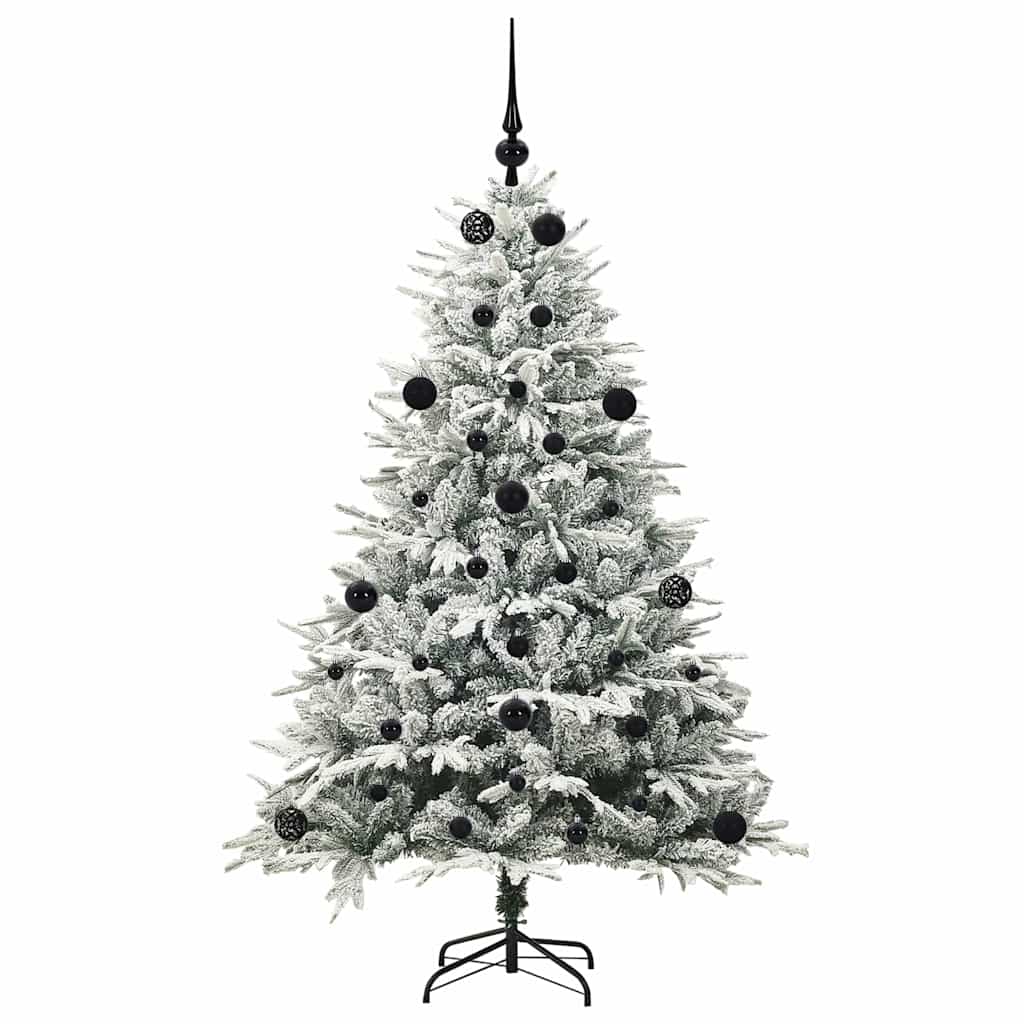 Albero di Natale artificiale preilluminato con set di palline 3395385