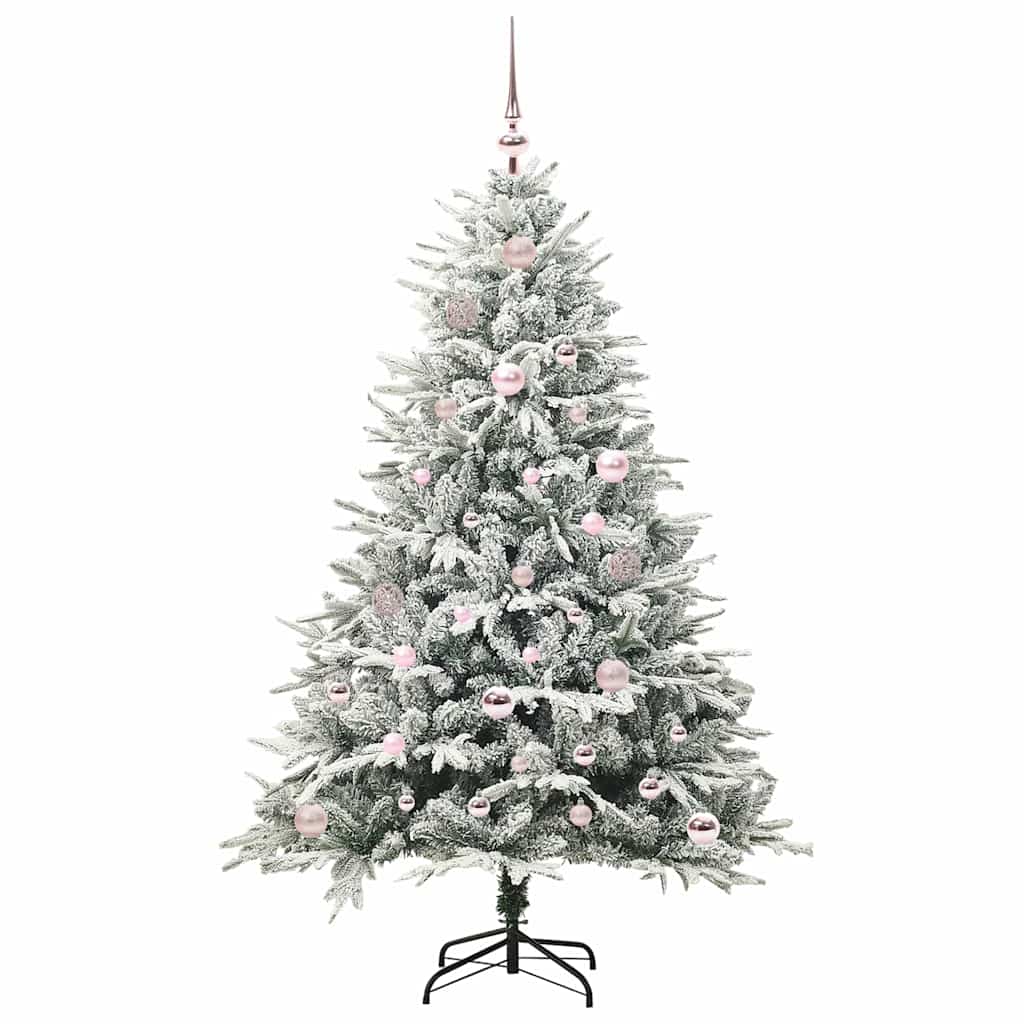 Albero di Natale artificiale pre-illuminato con set di palline 3395386