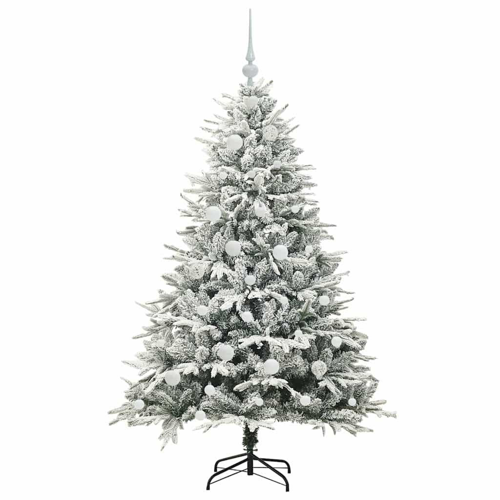 Albero di Natale artificiale preilluminato con set di palline 3395387