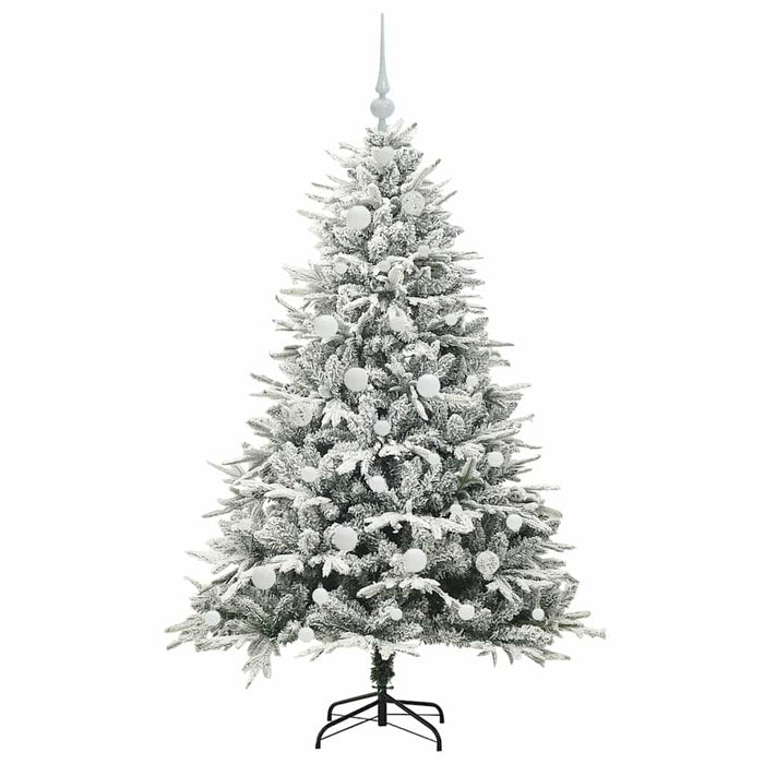 Albero di Natale artificiale preilluminato con set di palline 3395387