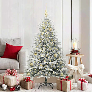 Albero di Natale artificiale preilluminato con set di palline 3395388