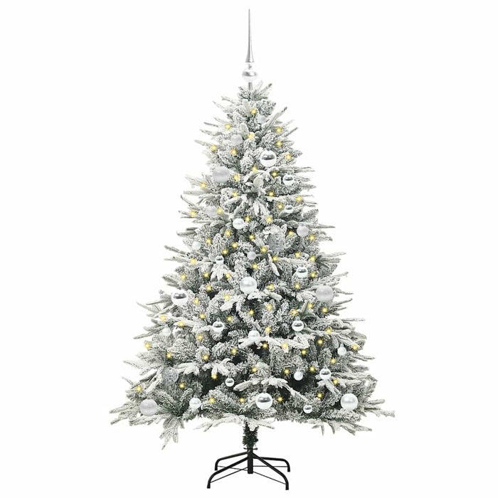 Albero di Natale artificiale preilluminato con set di palline 3395389