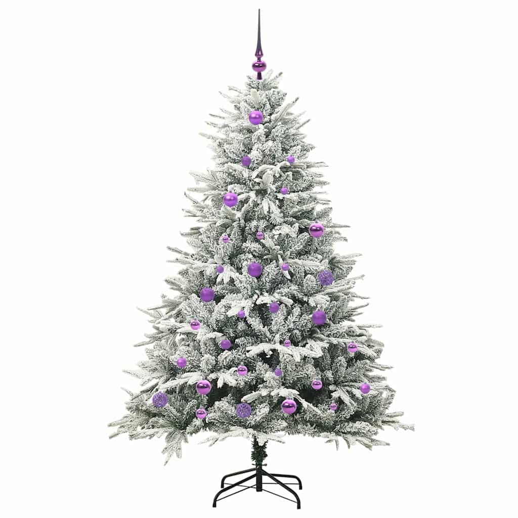 Albero di Natale artificiale preilluminato con set di palline 3395390