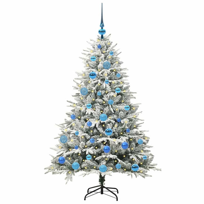 Albero di Natale artificiale preilluminato con set di palline 3395391