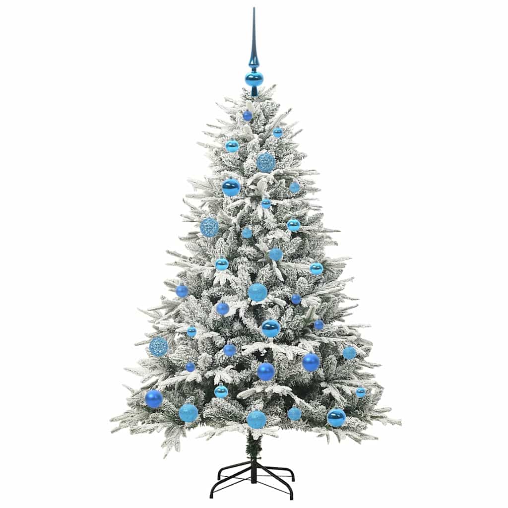 Albero di Natale artificiale preilluminato con set di palline 3395391