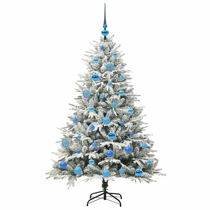 Albero di Natale artificiale preilluminato con set di palline 3395391