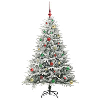Albero di Natale artificiale preilluminato con set di palline 3395392
