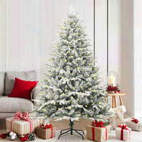 Albero di Natale artificiale con luci integrate Verde 180 cm 3395393