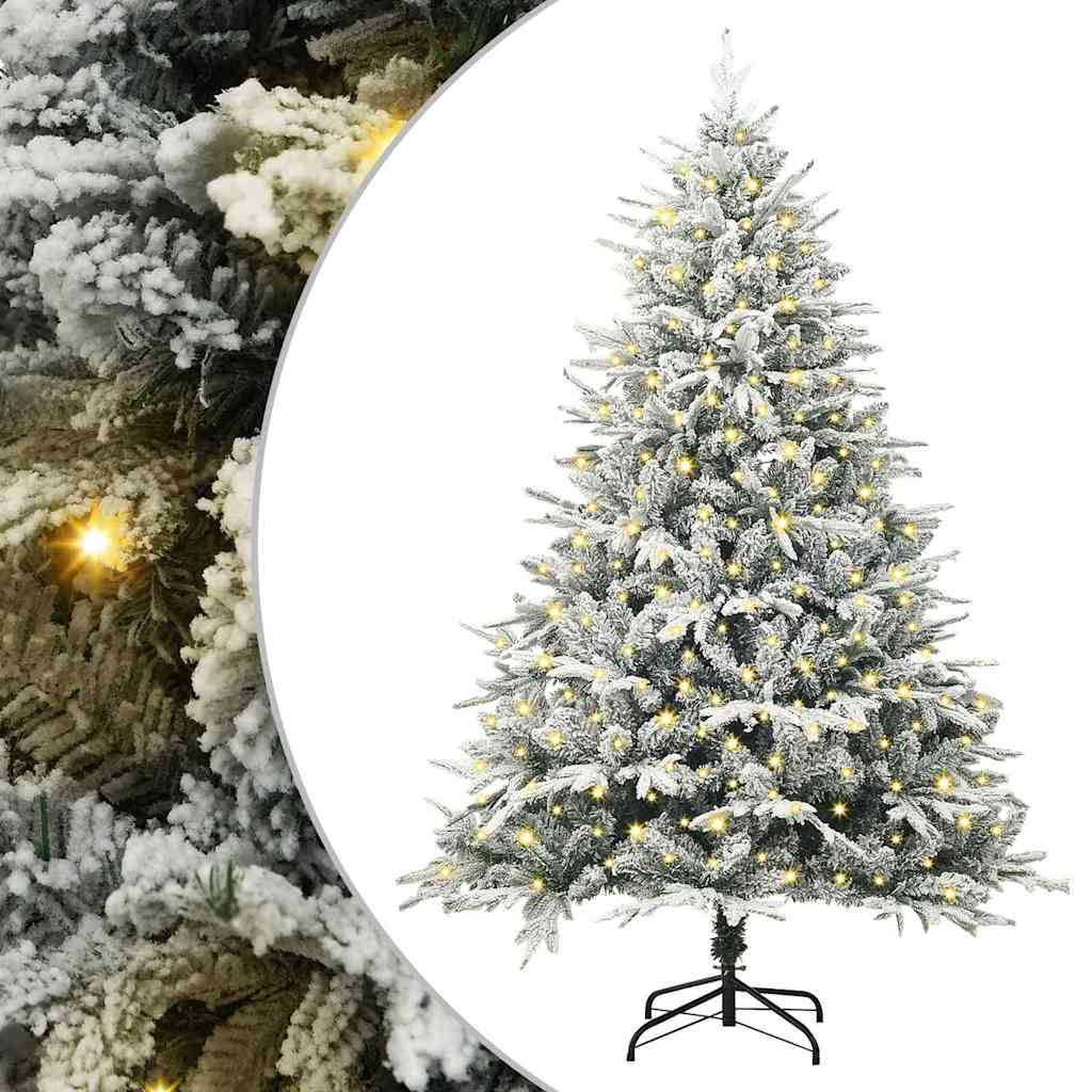 Albero di Natale artificiale con luci integrate Verde 180 cm 3395393