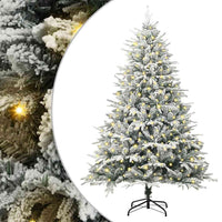 Albero di Natale artificiale con luci integrate Verde 180 cm 3395393
