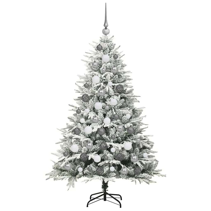 Albero di Natale artificiale preilluminato con set di palline 3395396
