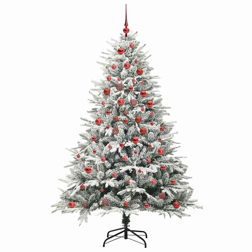 Albero di Natale artificiale preilluminato con set di palline 3395397