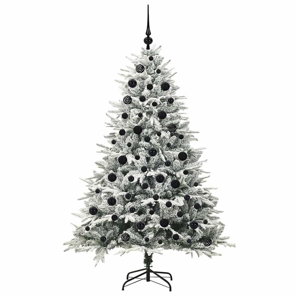 Albero di Natale artificiale preilluminato con set di palline 3395398