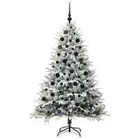 Albero di Natale artificiale preilluminato con set di palline 3395398