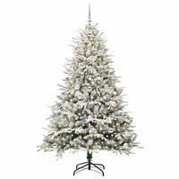 Albero di Natale artificiale preilluminato con set di palline 3395399
