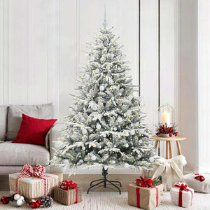 Albero di Natale artificiale preilluminato con set di palline 3395400
