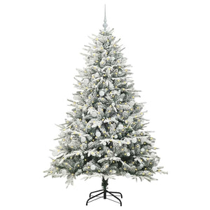 Albero di Natale artificiale preilluminato con set di palline 3395400