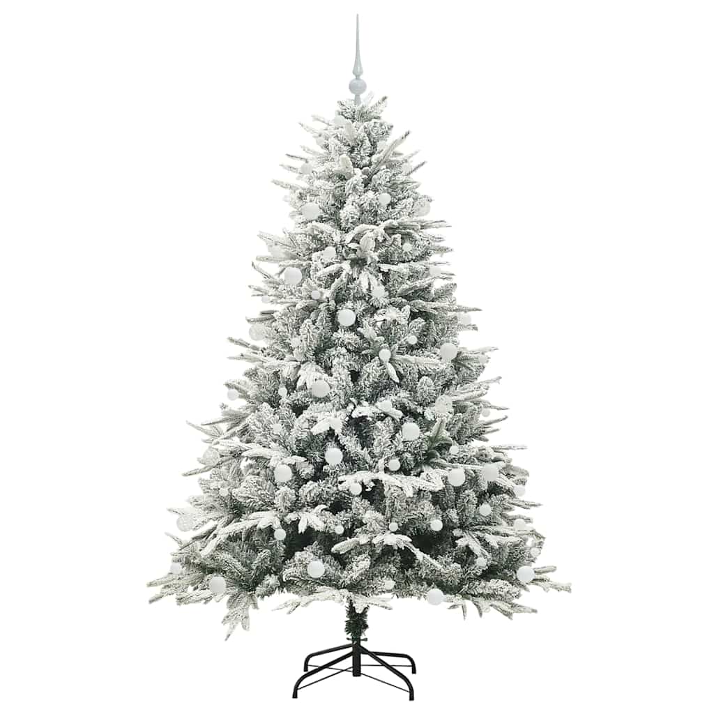 Albero di Natale artificiale preilluminato con set di palline 3395400