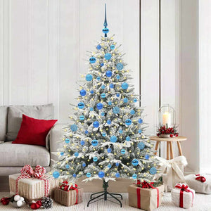 Albero di Natale artificiale preilluminato con set di palline 3395404