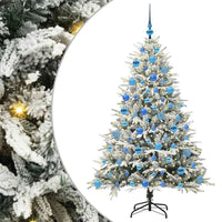 Albero di Natale artificiale preilluminato con set di palline 3395404