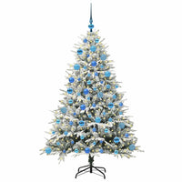 Albero di Natale artificiale preilluminato con set di palline 3395404