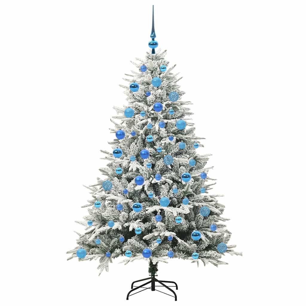 Albero di Natale artificiale preilluminato con set di palline 3395404