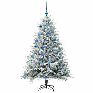 Albero di Natale artificiale preilluminato con set di palline 3395404