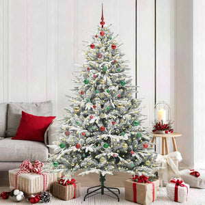 Albero di Natale artificiale preilluminato con set di palline 3395405