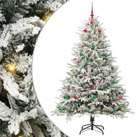 Albero di Natale artificiale preilluminato con set di palline 3395405