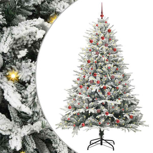 Albero di Natale artificiale preilluminato con set di palline 3395406