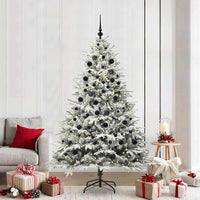 Albero di Natale artificiale preilluminato con set di palline 3395407