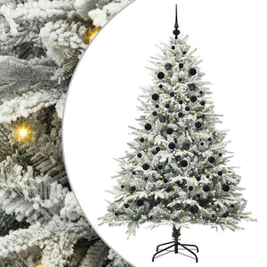 Albero di Natale artificiale preilluminato con set di palline 3395407