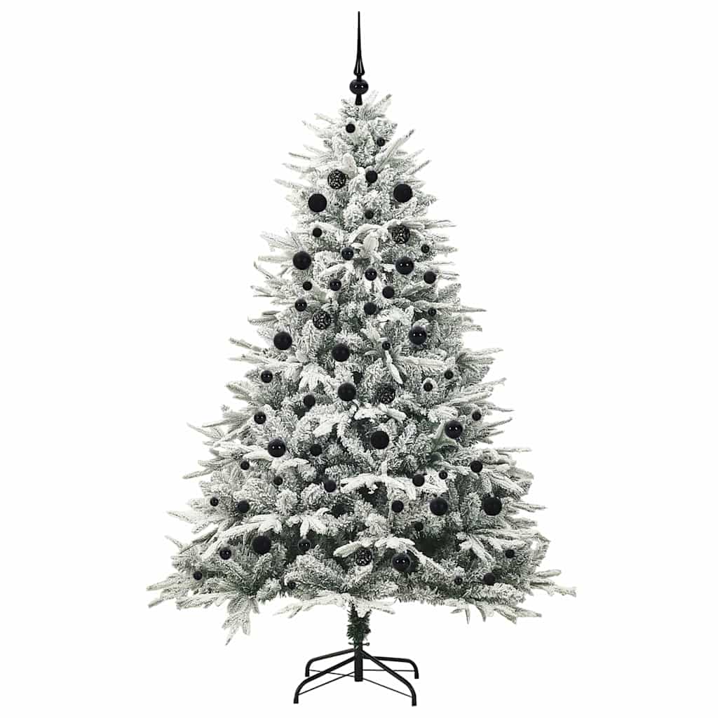 Albero di Natale artificiale preilluminato con set di palline 3395407