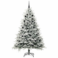 Albero di Natale artificiale preilluminato con set di palline 3395407