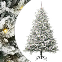 Albero di Natale artificiale preilluminato con set di palline 3395408