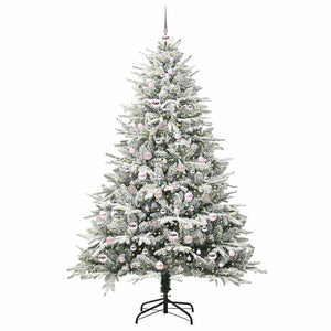 Albero di Natale artificiale preilluminato con set di palline 3395408