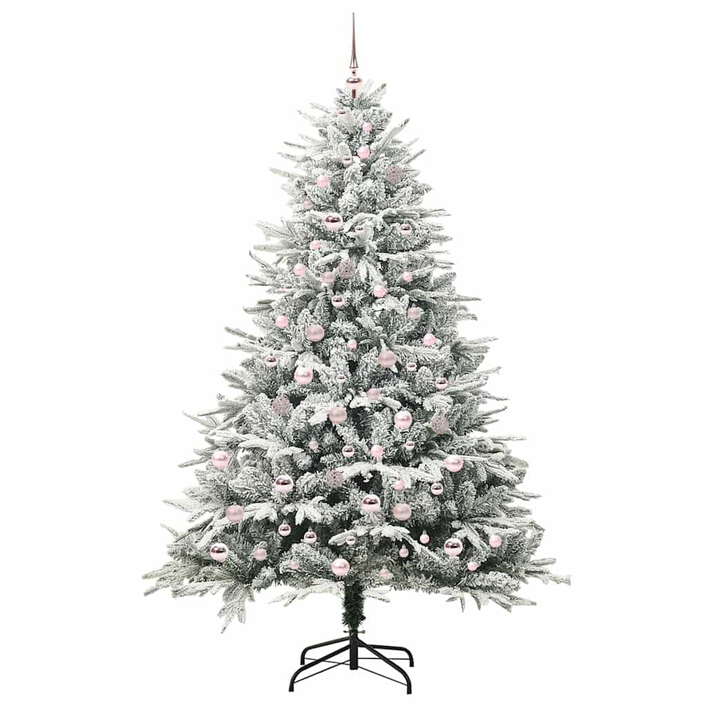 Albero di Natale artificiale preilluminato con set di palline 3395408