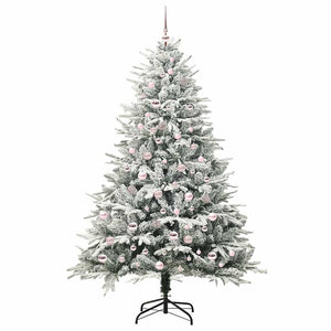 Albero di Natale artificiale preilluminato con set di palline 3395408