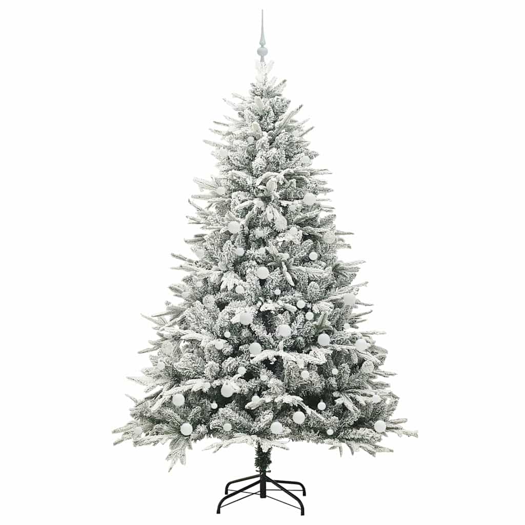 Albero di Natale artificiale preilluminato con set di palline 3395409