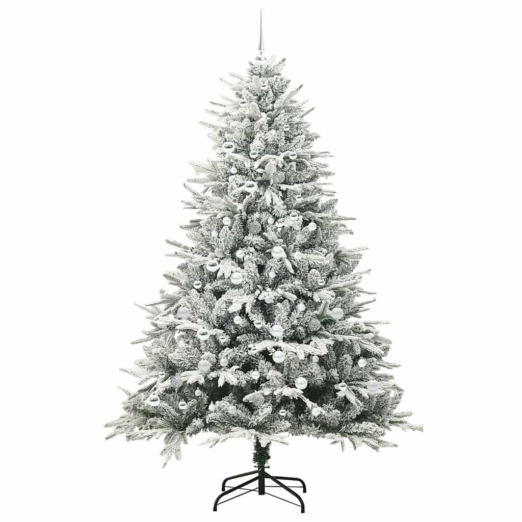 Albero di Natale artificiale preilluminato con set di palline 3395411