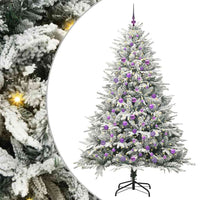Albero di Natale artificiale preilluminato con set di palline 3395412