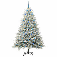 Albero di Natale artificiale preilluminato con set di palline 3395413