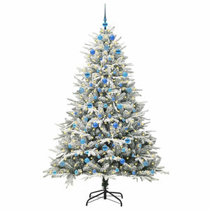 Albero di Natale artificiale preilluminato con set di palline 3395413